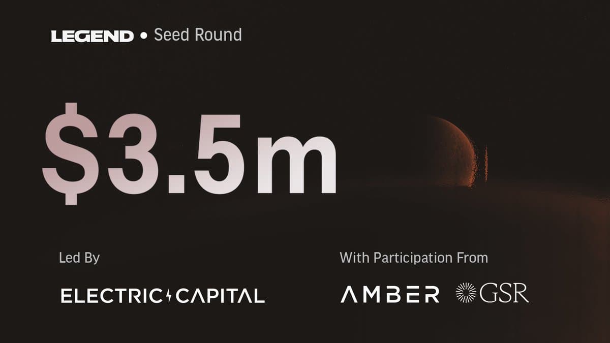 Legend Raises $3.5M Seed Round