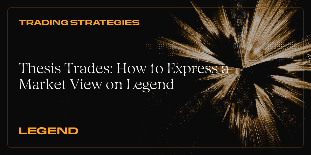 Thesis Trades: How to Express a Market View